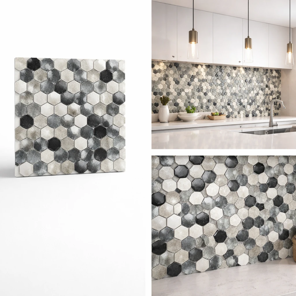 Onix Hex Pattern Mix 30×30